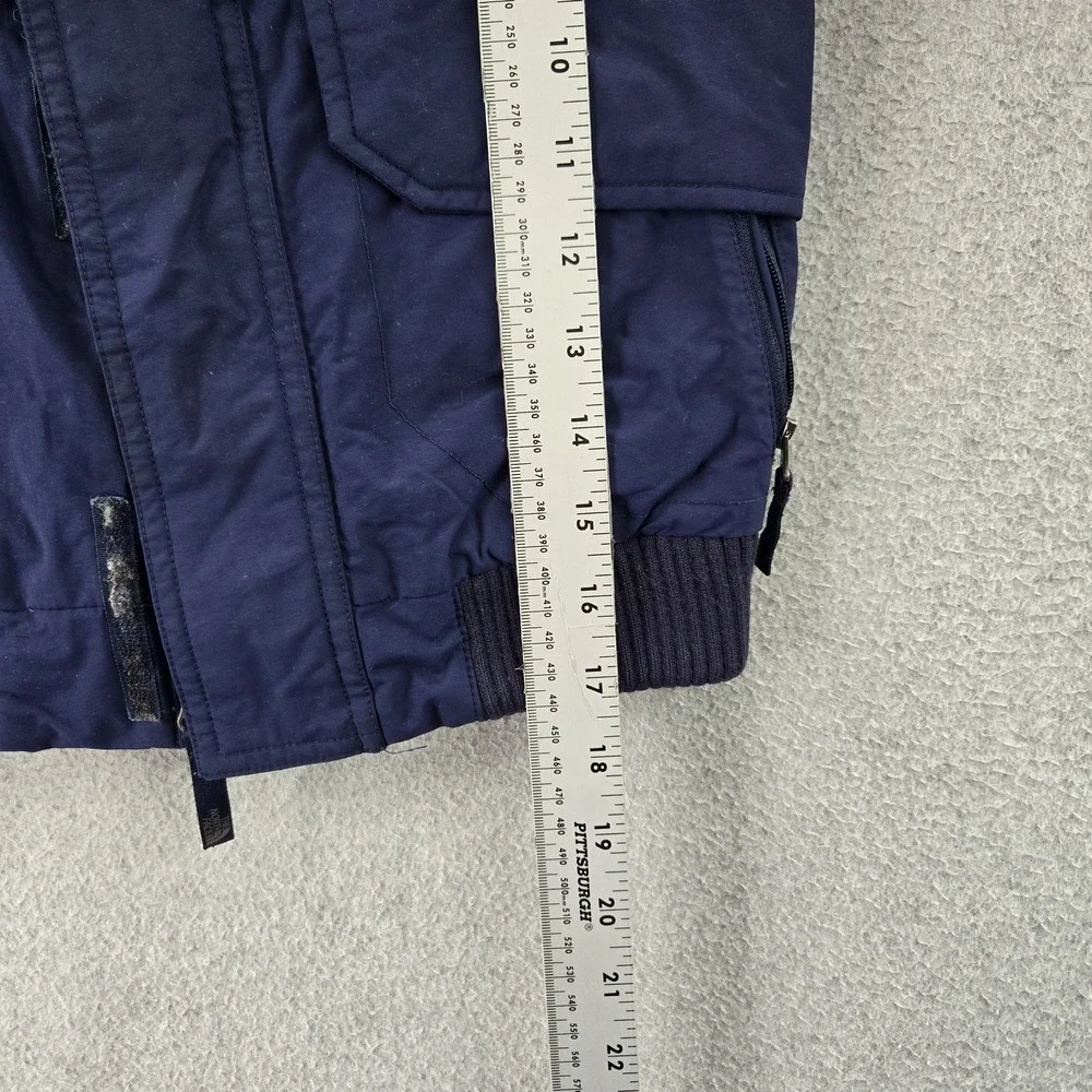 The North Face Boys Jacket XXS (5) Blue Nylon Down Hooded